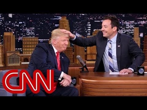 Youtube: Donald Trump lets Jimmy Fallon mess up his hair
