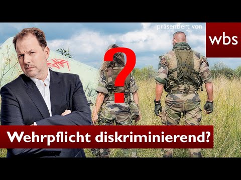 Youtube: Ist die Wehrpflicht nur für Männer diskriminierend? | Anwalt Christian Solmecke