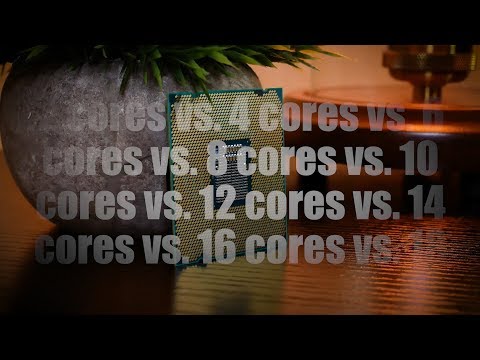 Youtube: CPU Core Scaling in Games: 2-18 Cores Tested