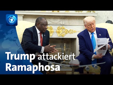 Youtube: Konfrontation im Oval Office: Trump greift Südafrikas Präsident Ramaphosa an