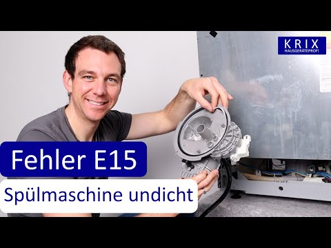 Youtube: E15 | Geschirrspüler pumpt ständig - Wasser in der Bodenwanne