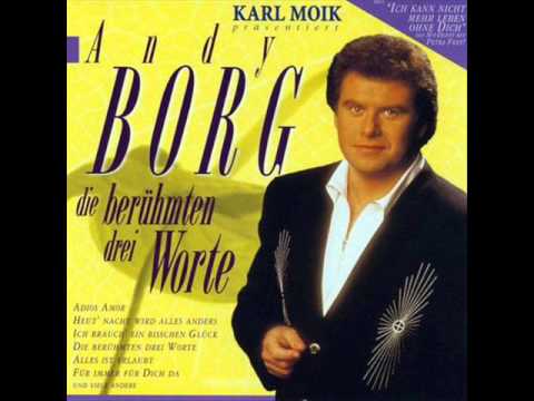 Youtube: ANDY BORG - Die berühmten drei Worte