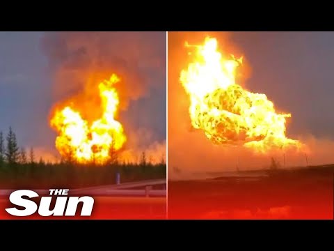 Youtube: Mysterious HUGE blaze engulfs Russia’s largest gas field