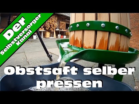 Youtube: Obstsaft selber pressen