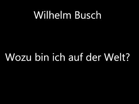Youtube: Predigt - Wilhelm Busch - Wozu bin ich auf der Welt? - Was ist der Sinn des Lebens?