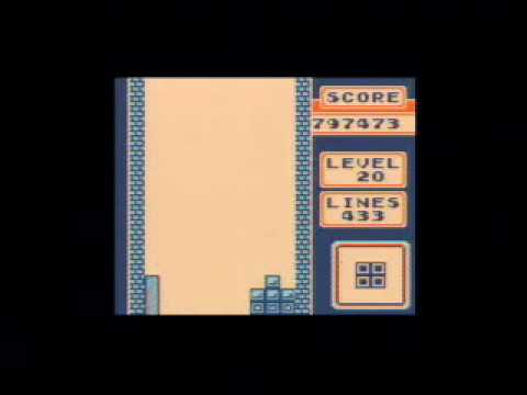 Youtube: Game Boy Tetris - 999,999 points