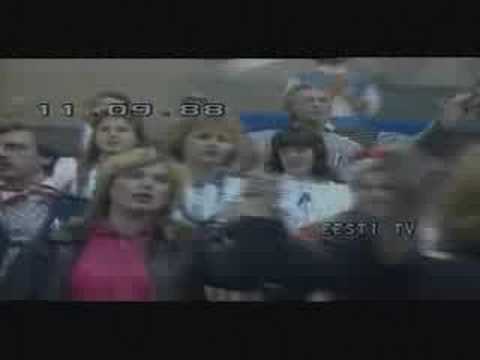 Youtube: Estonian Singing Revolution. 1988