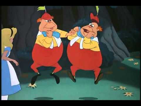 Youtube: Alice in Wonderland Tweedledee and Tweedledum