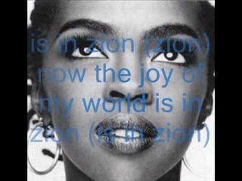 Youtube: Lauryn Hill Zion