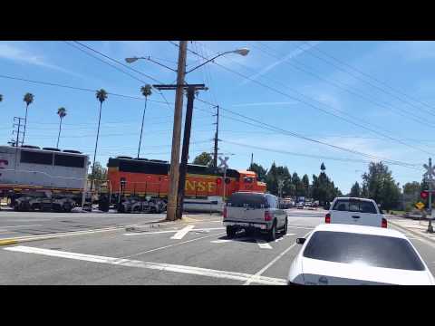 Youtube: Mega Train horn Extreme Prank with Santa fe Caboose in motion
