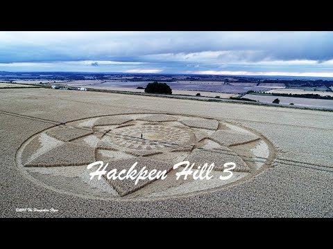 Youtube: Cropcircle Hackpen Hill (3) Broad Hinton  4K 30fps