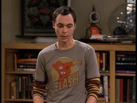 Youtube: The Big Bang Theory - Episode 1 (Pilot). Sheldon's sitting spot.
