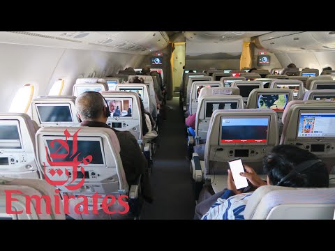 Youtube: Emirates Airbus A380 | Эконом на верхней палубе | Рейс Дубай - Маврикий