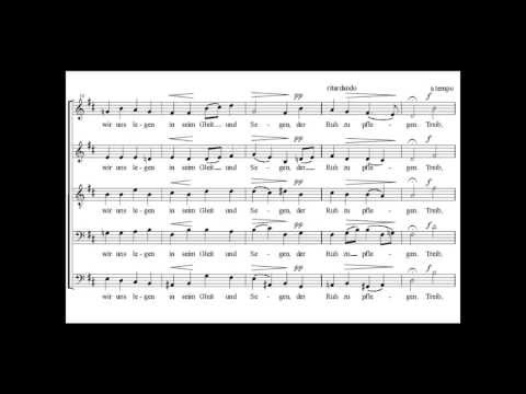 Youtube: Max Reger | Nachtlied, Op. 138 [Singer Pur Vocal Ensemble]