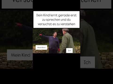 Youtube: „Mein Kind: ‘Gagga hapsi Lala!’ Ich: ‘Ah ja… willst du eine Banane oder den Staubsauger?’ 🤔😂“