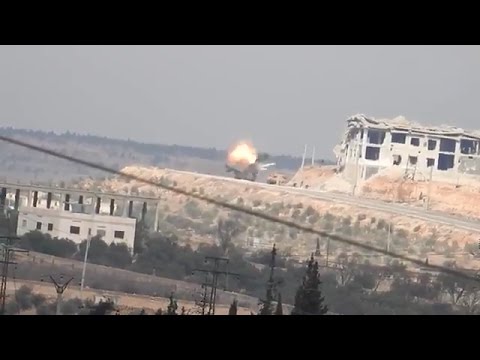 Youtube: Double ATGM hit on Turkish M60T tank and Cobra armored vehicle in Syria