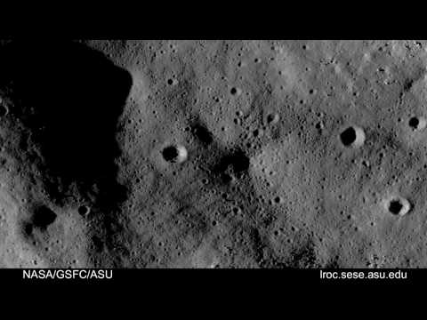 Youtube: LRO Pans Across Tsiolkovskiy Crater [1080p]