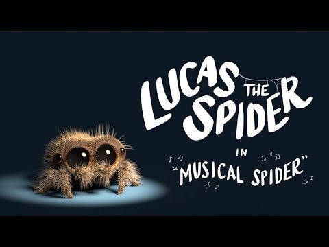 Youtube: Lucas the Spider - Musical Spider - Short