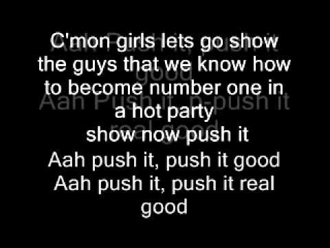 Youtube: Push it - Salt n Pepa lyrics