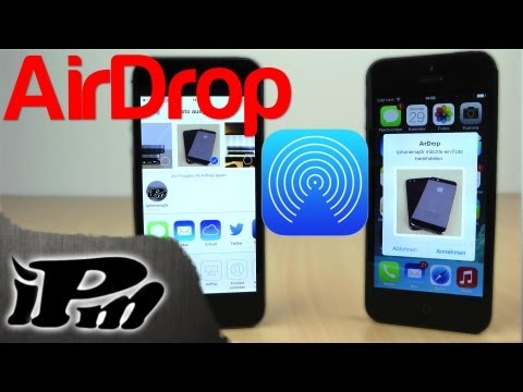 Youtube: Neu in iOS 7 - AirDrop Schnell Dateien verschicken [Deutsch/German]