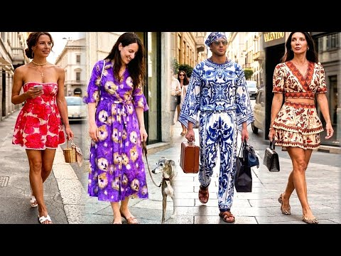 Youtube: How Italians Stay Chic in 39°C Heatwave ☀️ Milan Street Fashion July 2026