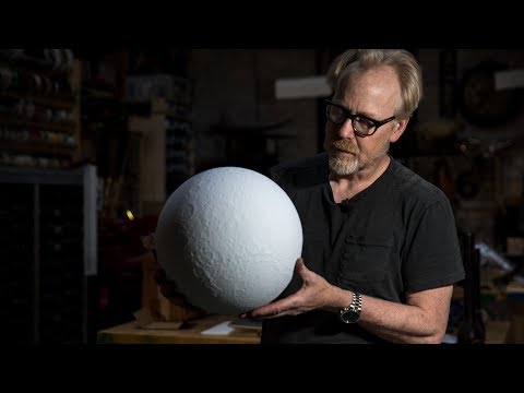 Youtube: Adam Savage's New Moon Model Globe