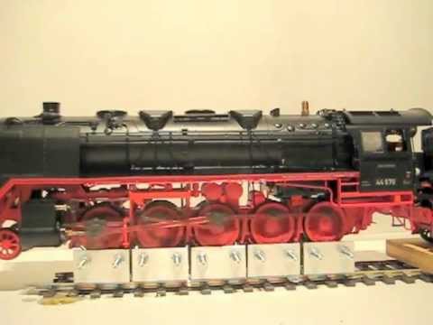 Youtube: Märklin 55004 BR 44 Echtdampf Live Steam Lokomotive Spur 1