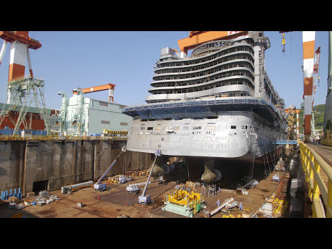 Youtube: AIDAprima Cruise Ship Construction & Christening in 4K by MK timelapse