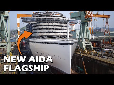 Youtube: AIDAprima Cruise Ship Construction & Christening in 4K by MK timelapse