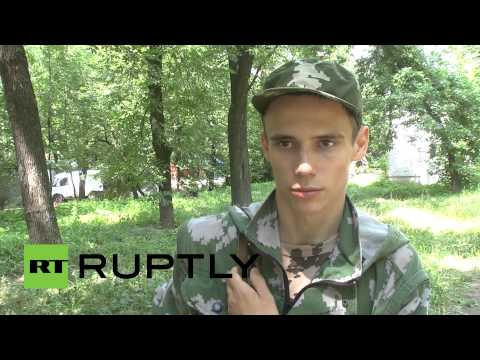 Youtube: Доброволец из Германии приехал на Украину помогать ополчению