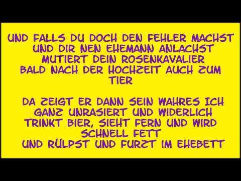 Youtube: Die Ärzte - Männer sind Schweine Lyrics