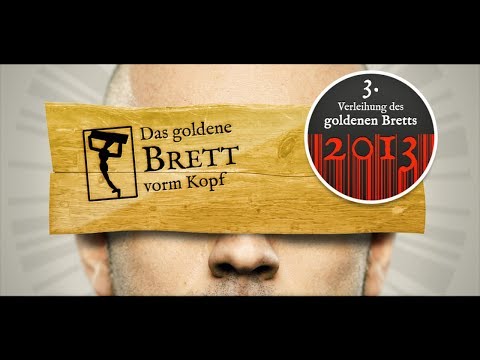 Youtube: Verleihung des Goldenen Bretts 2013