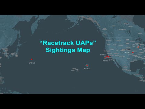 Youtube: "Racetrack UAPs" Reported by Dozens of Pilots and Commercial Flights