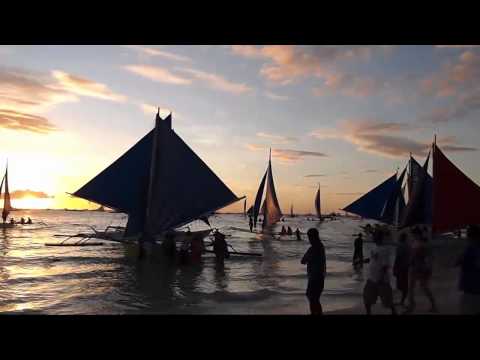 Youtube: Sonnenuntergang am White Sand Beach - Boracay