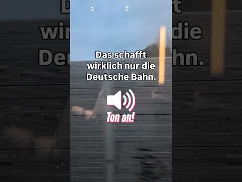 Youtube: Die Deutsche Bahn mal wieder 🙈🙈#deutschland #bahn