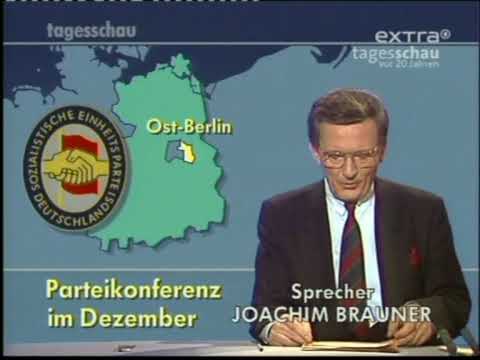 Youtube: Tagesschau vom 9. November 1989