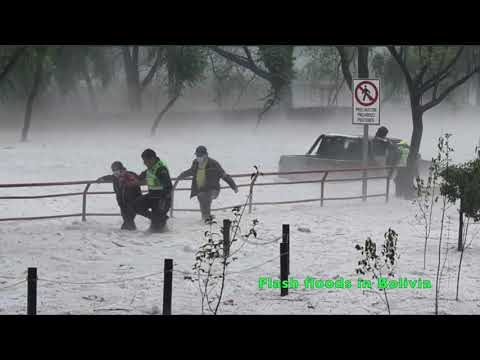 Youtube: Flash flooding in Tarija, Bolivia