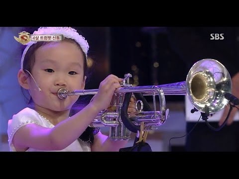 Youtube: 4살 트럼펫 신동@놀라운 대회 스타킹 131109