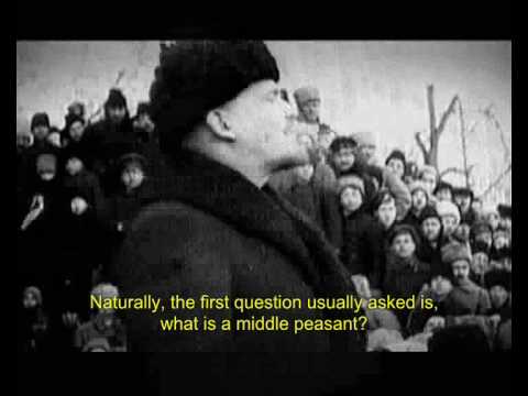 Youtube: Lenin's speech: The Middle Peasants ☭ Ленин: О крестьянах-середняках
