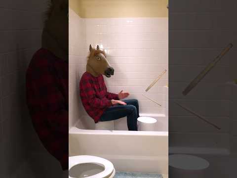 Youtube: "Everybody Was Kung Fu Fighting" Bucket Drum Cover in the Bathroom