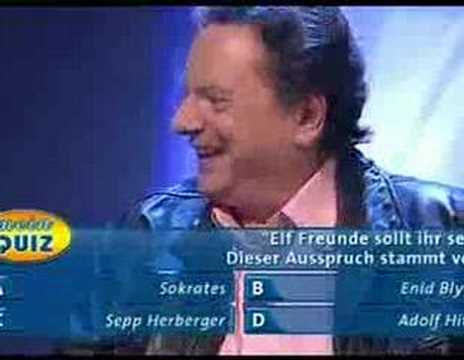 Youtube: Günter Grünwald- Mein Quiz (Bonzo)