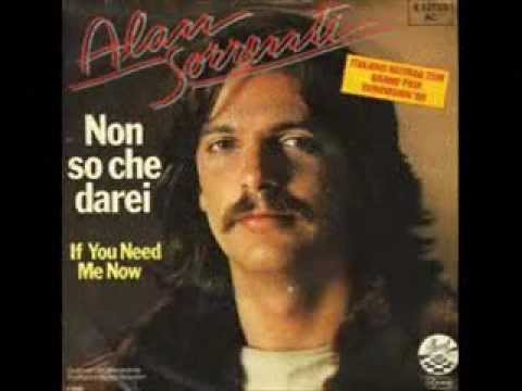 Youtube: Alan Sorrenti _ Non So Che Darei 1980