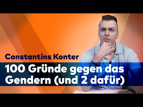 Youtube: Gendern schafft mehr Probleme, als es löst