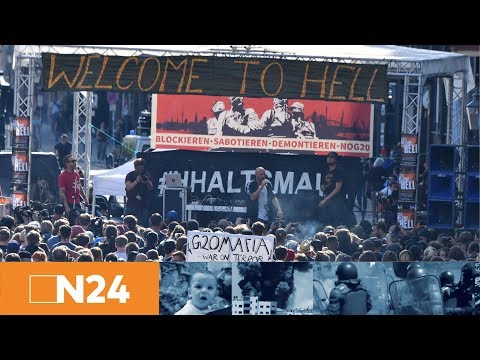 Youtube: N24 Nachrichten - G20 in Hamburg: "Welcome to Hell"-Demo ist auf dem Weg