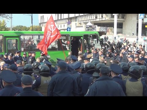 Youtube: Харьков Арест Лидеров Мирного Митинга! Kharkiv Arrests of Leaders of a Peace Rally!