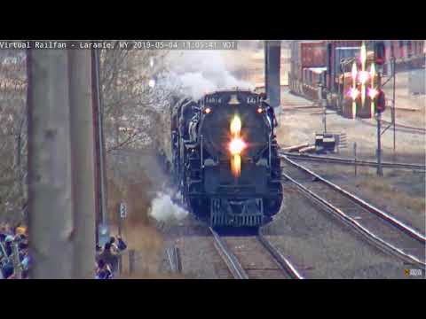 Youtube: The legendary Union Pacific Big Boy 4014 steam engine is running free along with UP 844!