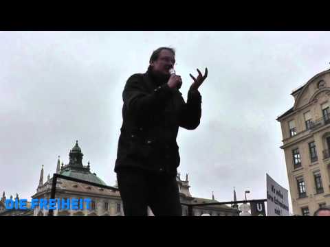 Youtube: Michael Stürzenberger Rede in München am Stachus Teil 4