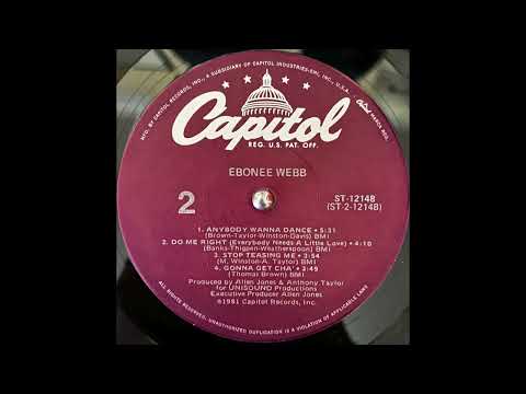 Youtube: Ebonee Webb - Anybody Wanna Dance