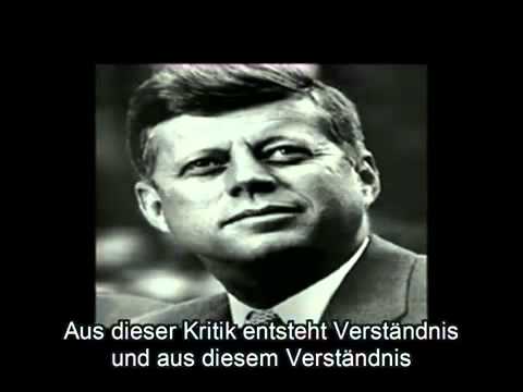 Youtube: John F. Kennedy warnte uns vor einer globalen Verschwörung (GERMAN SUBTITLE)