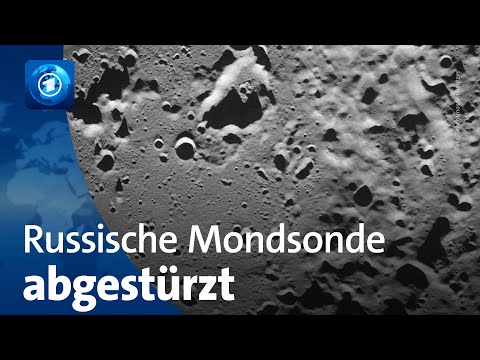 Youtube: Raumsonde „Luna-25“: Absturz kurz vor Mondlandung